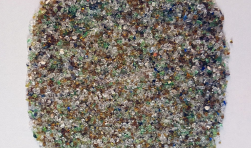 crushed glass blasting media