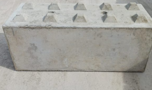 concrete Lego blocks